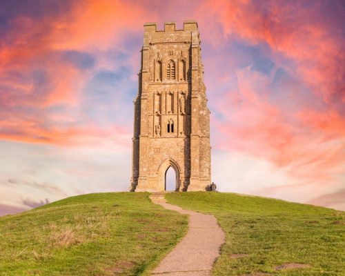 Glastonbury Tor Large tower upon a hill