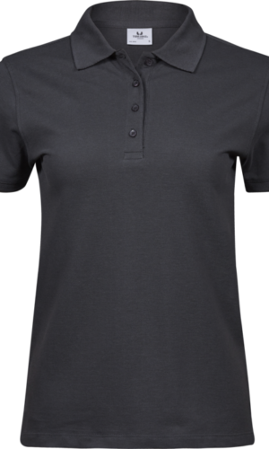 Teejays Womans heavy polo 1401 Dark Grey Arbetskläder vården samt Arbetskläder restaurang