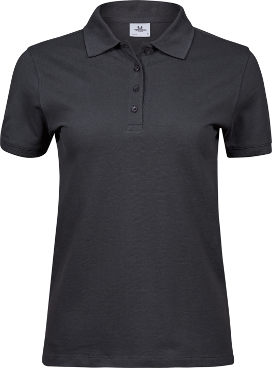Teejays Womans heavy polo 1401 Dark Grey Arbetskläder vården samt Arbetskläder restaurang