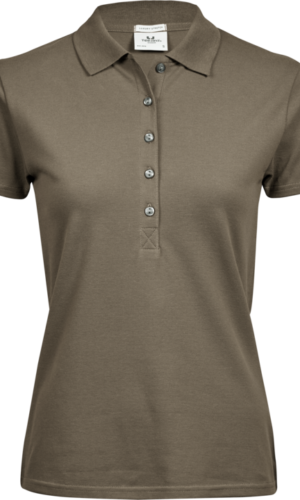 145 Luxury Stretch Polo Women Clay Arbetskläder Vården Arbetskläder Restaurang