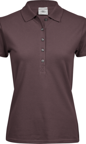 145 Luxury Stretch Polo Women Grape Arbetskläder Vården Arbetskläder Restaurang