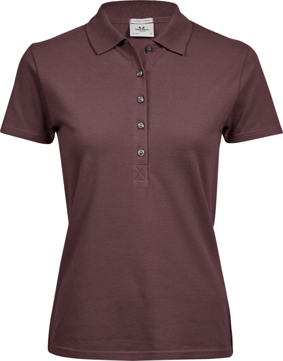 145 Luxury Stretch Polo Women Grape Arbetskläder Vården Arbetskläder Restaurang