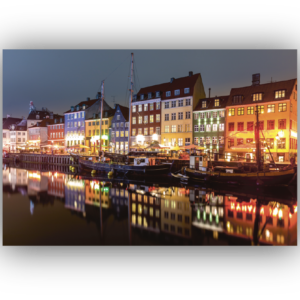 Skyline plakat Nyhavn København