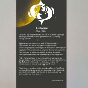 Fisk stjernetegn plakat