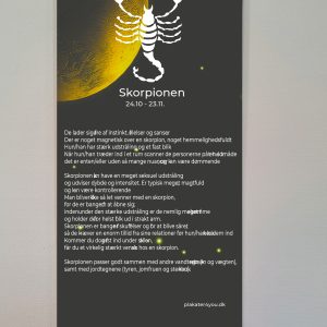 skorpion stjernetegn plakat