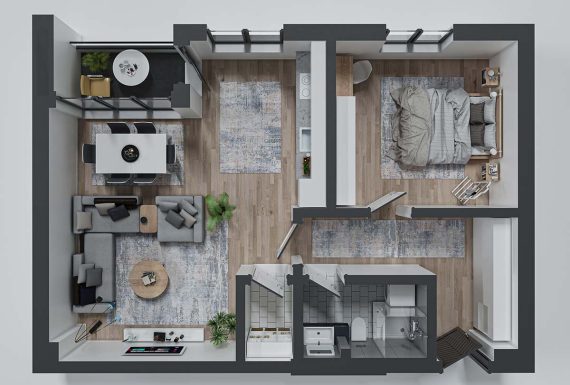 Banesa 01 - 73.12 m² - Baza Banesa 01 - 73.12 m² - Baza