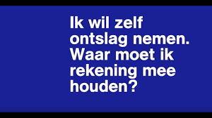 recht op een uitkering na ontslag?