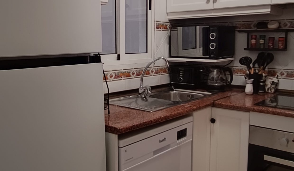 Kitchen With Refrigerator