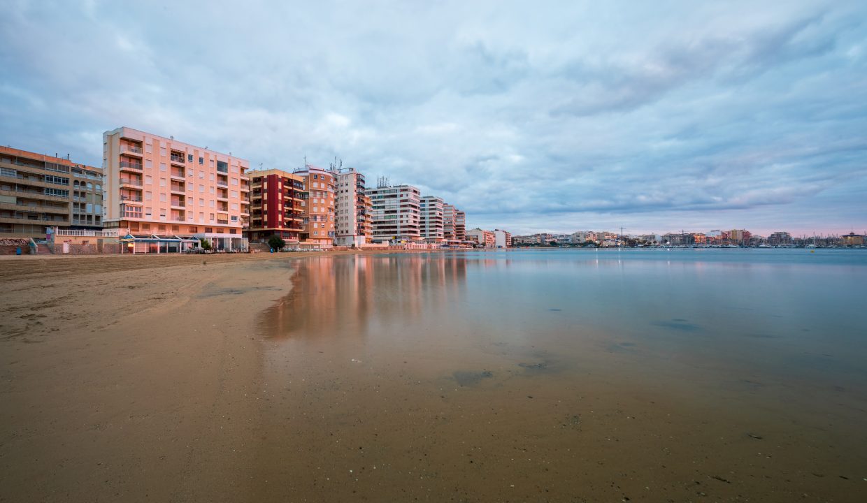 Playa del Acequión in Torrevieja, Alicante, Spain