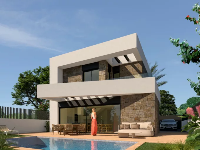 Exclusive Villas with large plots of more than 300m2 of new construction