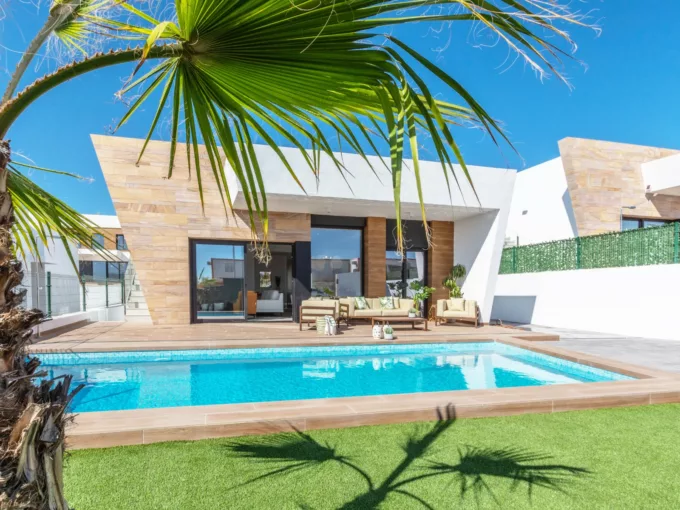 Modern villa with wide beautiful views