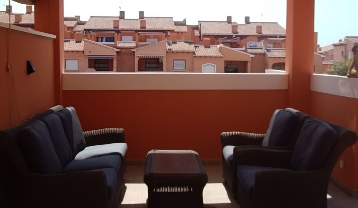 seating area under the shade - apartment for rent