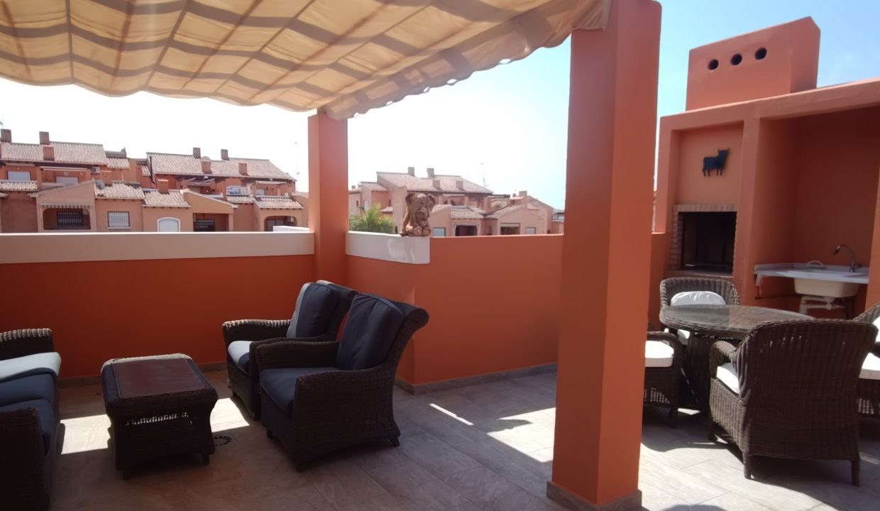 well-furnished terrace - pm torrevieja