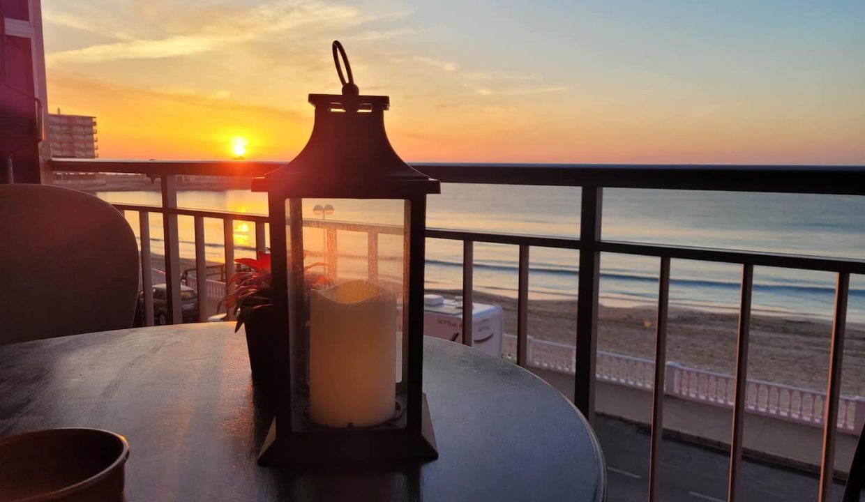 apartment with beachside balcony