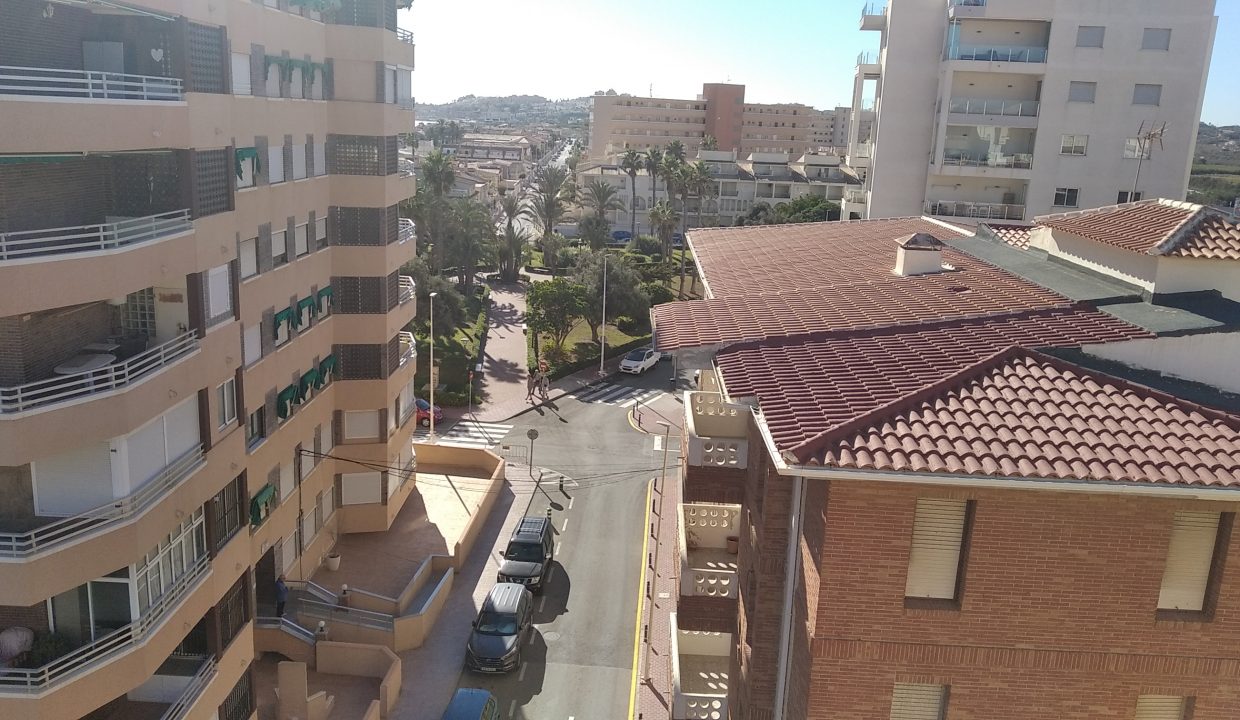 city view from apartment terrace