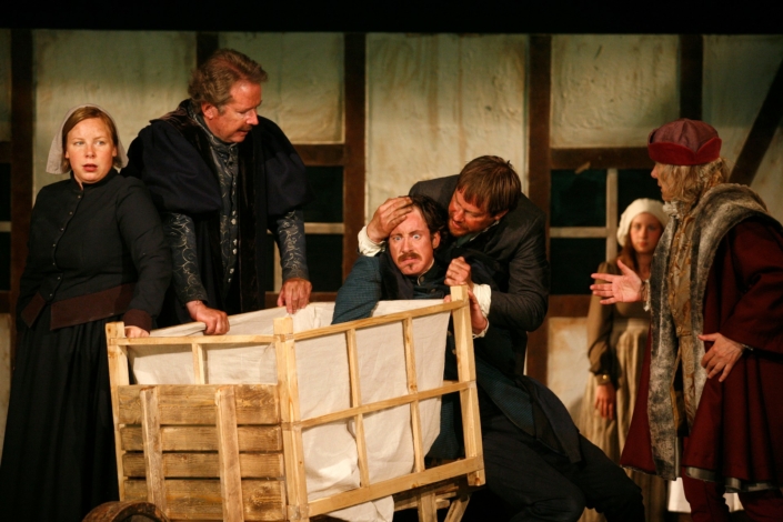 Merry Wives of Windsor Muntra fruarna i Windsor, Shakespeare på Gräsgården.
