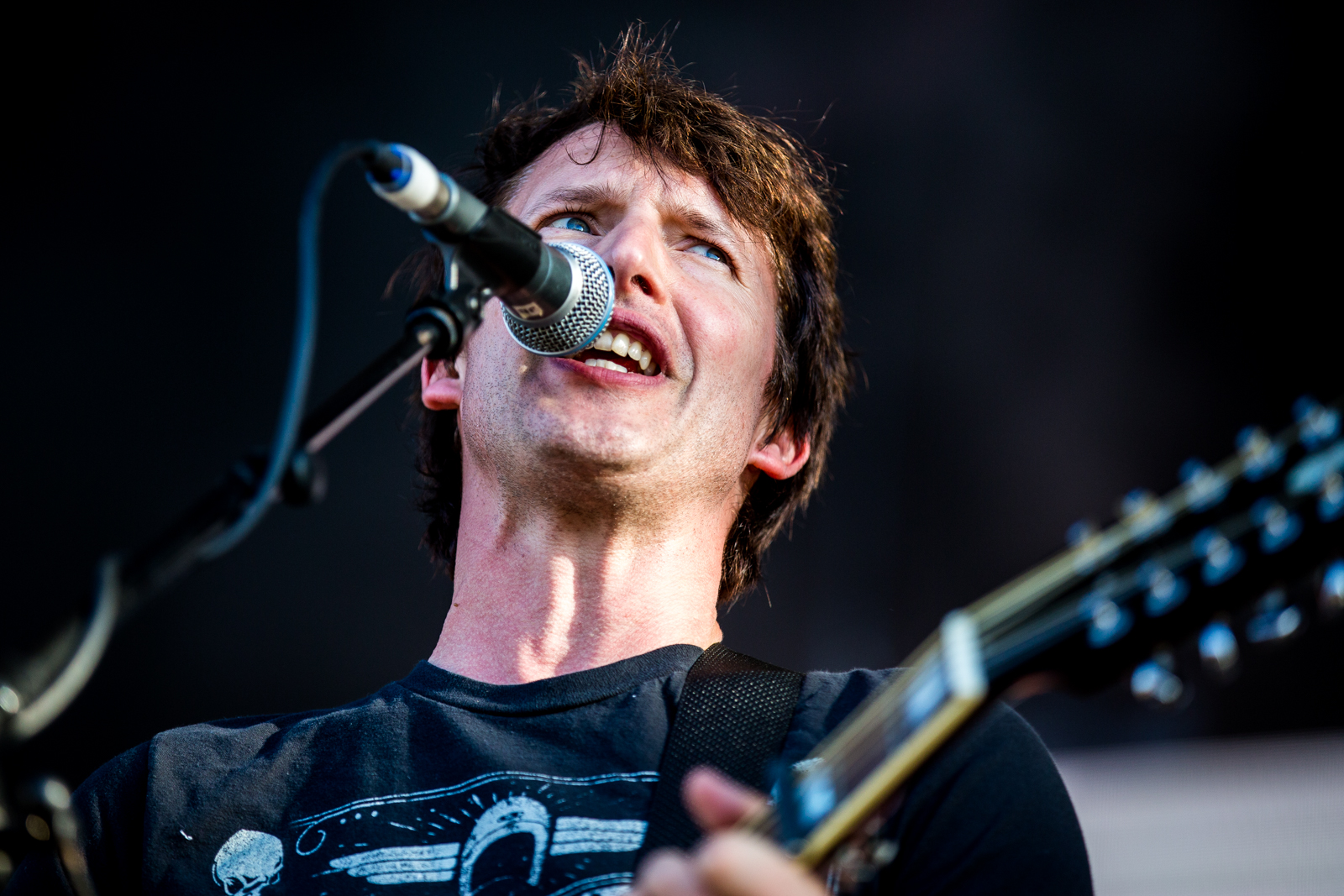 James Blunt, Jelling Musikfestival, Scenen