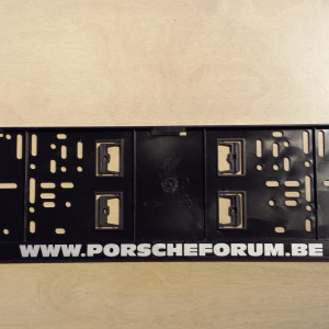 Porscheforum Nummerplaathouders