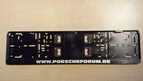 Porscheforum Nummerplaathouders