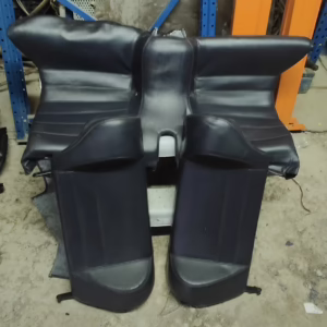 944 achterbank donkerblauw leder