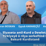 Sîyaseta antî-Kurd a Dewleta Tirkîyeyê û rêya serkeftinê li Bakurê Kurdistanê