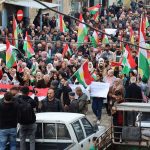 Kurdên Amûdê û Girkê Legê ji bo piştgiriya Başûrê Kurdistanê daketin kolanan