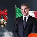 Îtalya madalyaya herî bilind dide Nêçîrvan Barzanî