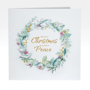 May your Christmas be so full of Peace Christmas card