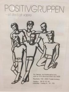 Positivgruppens første plakat fra 80'erne