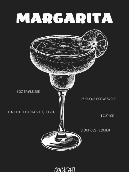 Margarita Cocktail Poster