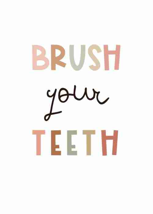 Brush Your Teeth Poster