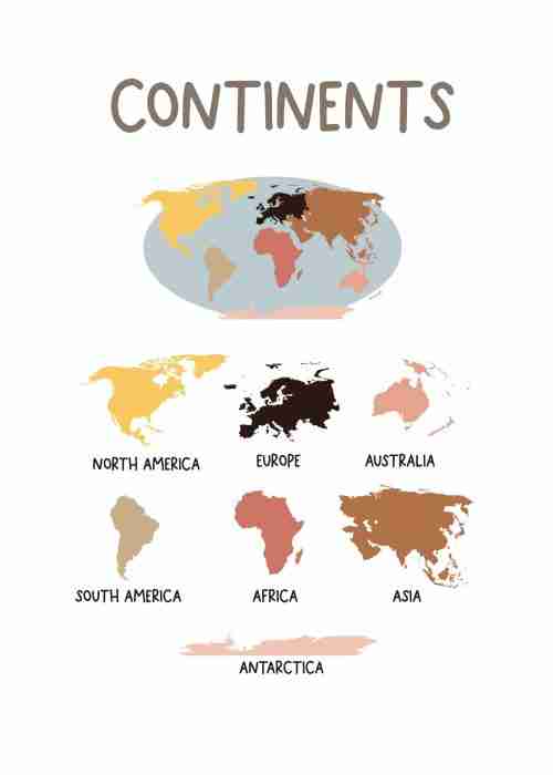 Continents Poster