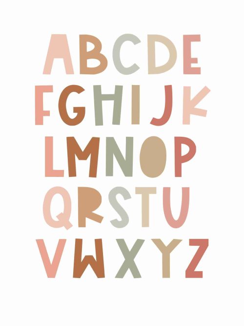 Alphabet No2 Poster