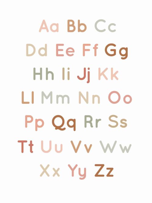 Alphabet No1 Poster