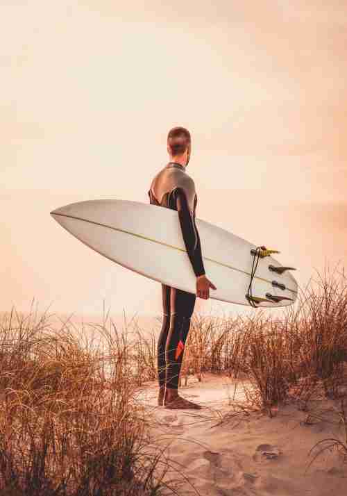 Surfare Strandgräs Poster