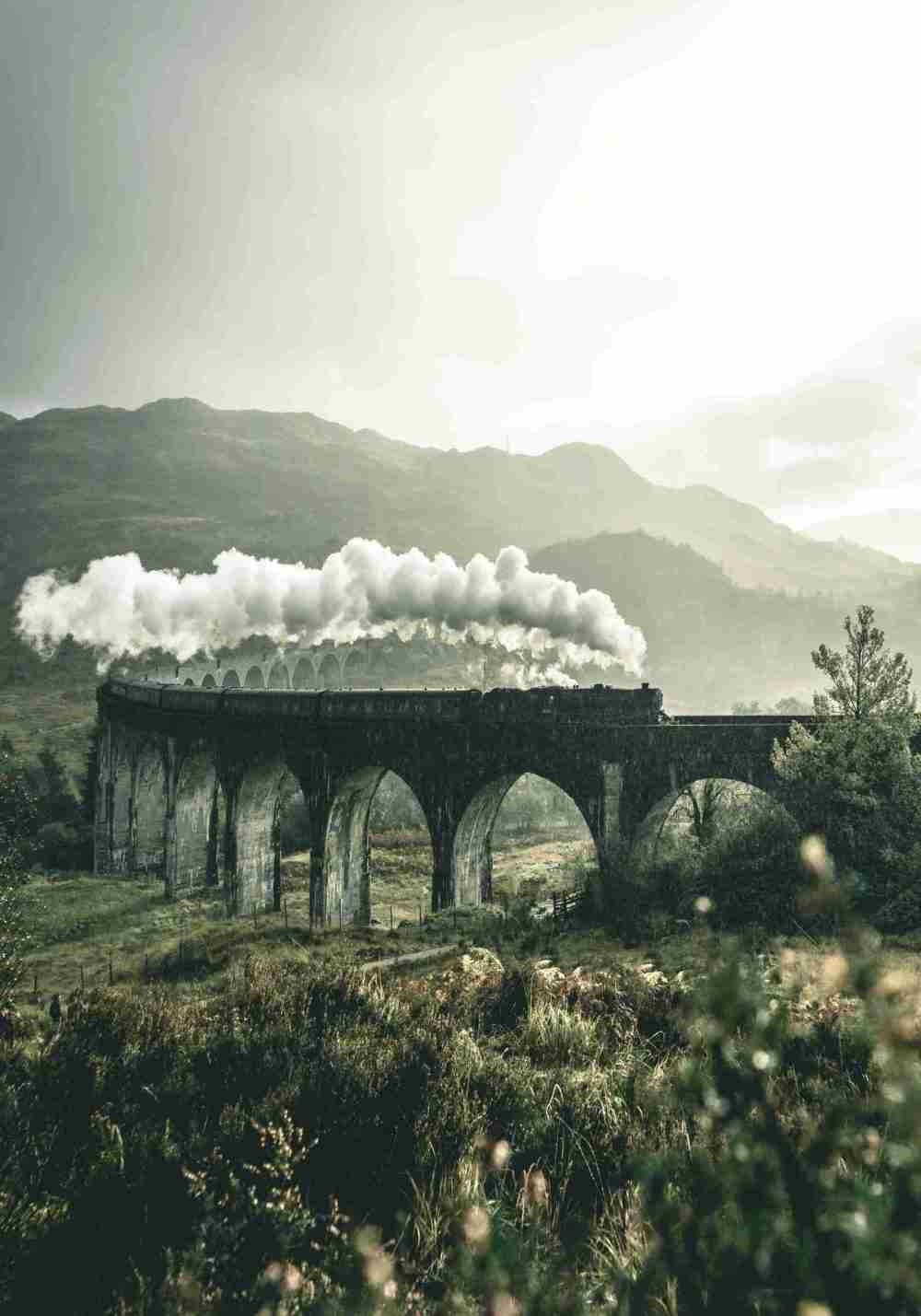 Tåg i Skottland Poster
