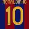 Ronaldinho Barcelona Fotbollströja Poster