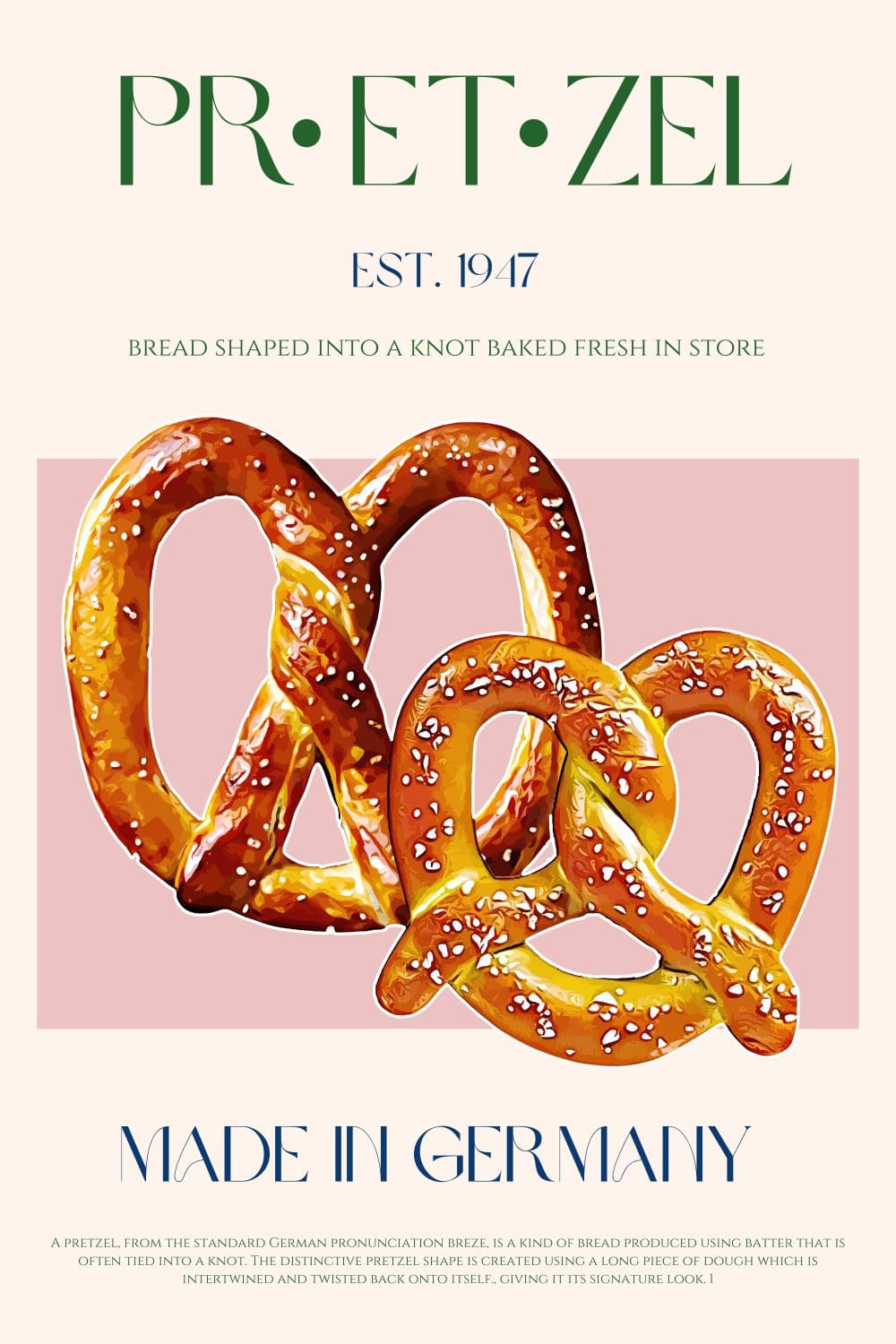 Pretzel Poster