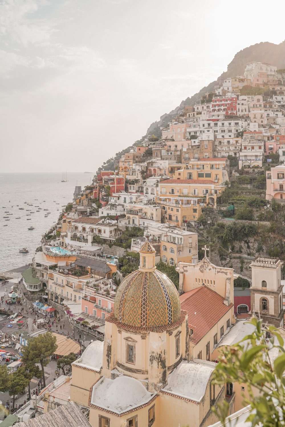 Utsikt över Positano Poster