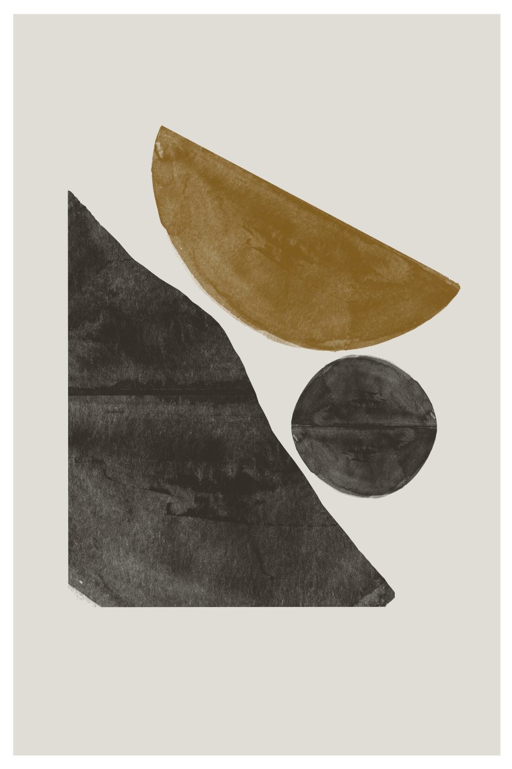 Abstrakt Geometrisk No2 Poster