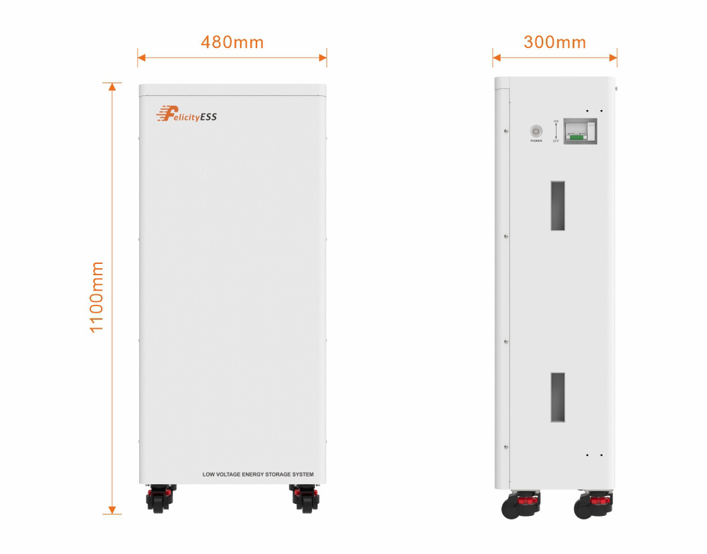 Maße Felicity Solarspeicher 15 kWh