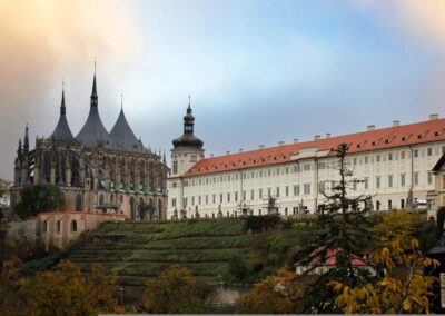 Vinmarker i centrum af Kutna Hora