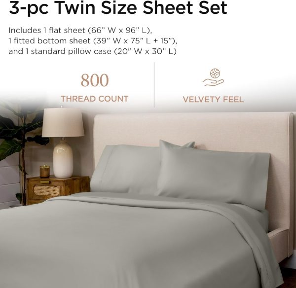 Threadmill Luxury 800 Thread Count 100% Cotton Sheets - Image 99