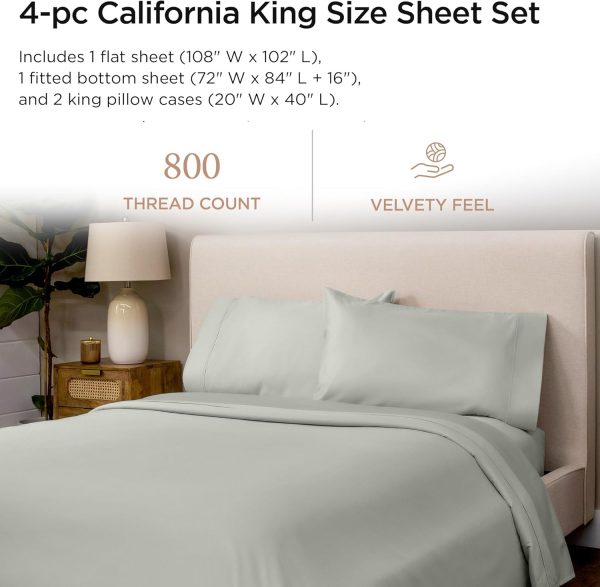 Threadmill Luxury 800 Thread Count 100% Cotton Sheets - Image 52