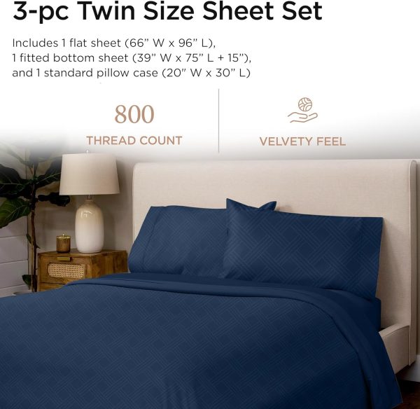 Threadmill Luxury 800 Thread Count 100% Cotton Sheets - Image 79