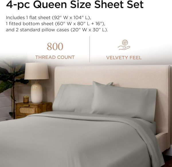 Threadmill Luxury 800 Thread Count 100% Cotton Sheets - Image 119