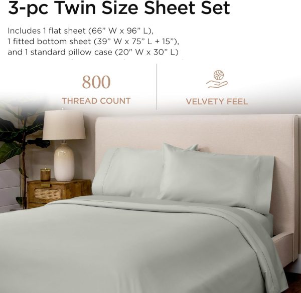 Threadmill Luxury 800 Thread Count 100% Cotton Sheets - Image 175