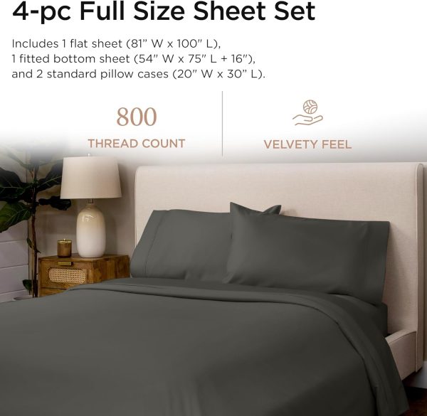 Threadmill Luxury 800 Thread Count 100% Cotton Sheets - Image 187