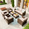 SUNSHINE VALLEY Patio Conversation Set Outdoor Furniture - Image 38
