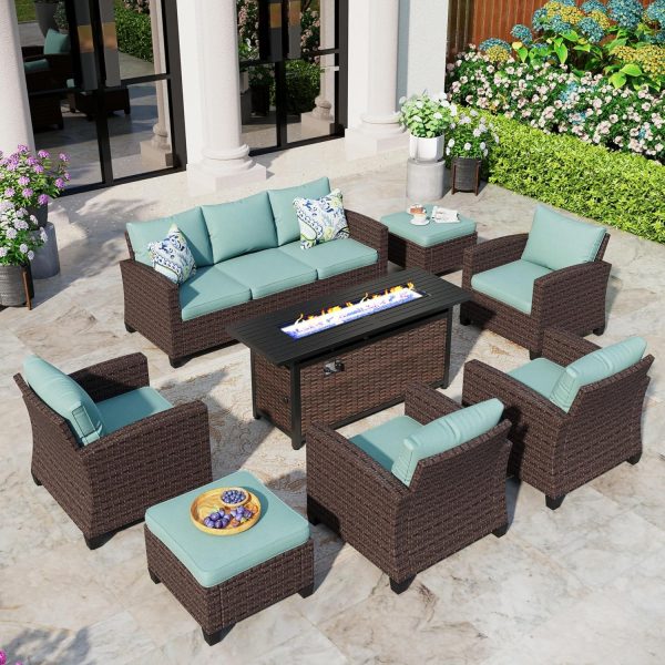 SUNSHINE VALLEY Patio Conversation Set Outdoor Furniture - Image 66